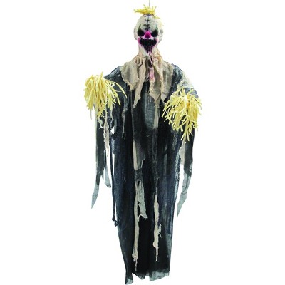Sunstar 6 Foot Demon Clown Scarecrow Hanging Decoration