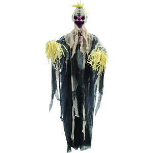 Sunstar 6 Foot Demon Clown Scarecrow Hanging Decoration - 1 of 1