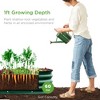 Best Choice Products 4x2x1ft Outdoor Raised Metal Oval Garden Bed, Planter Box for Vegetables, Flowers - 3 of 4