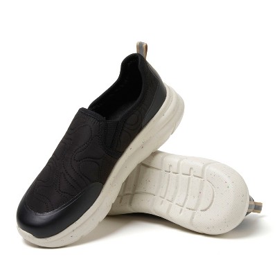 Dearfoams Men's Tahoe Closed Back Slip-On Sneaker - Black Size 10 — фото 7