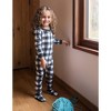 Leveret Cotton Kids Footed Pajamas Buffalo Plaid - Buffalo Check Pajamas - 2 of 3