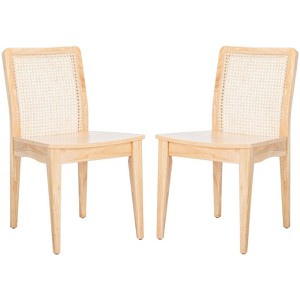 Benicio Rattan Dining Chair (Set of 2) - DCH1005 - Safavieh - 1 of 4