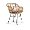WestinTrends 3-Piece Wicker Outdoor Patio Conversation Set - 4 of 4
