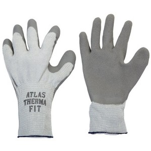 Atlas Therma Fit Unisex Indoor/Outdoor Cold Weather Work Gloves Gray L 1 pair - 1 of 1