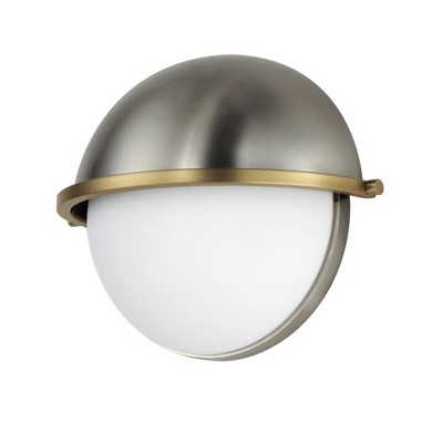 Maxim Lighting Duke 1 - Light Wall Light in  Satin Nickel/Satin Brass