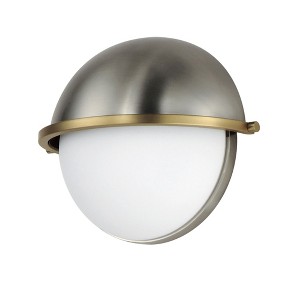 Maxim Lighting Duke 1 - Light Wall Light in  Satin Nickel/Satin Brass - 1 of 3