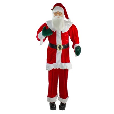 large stuffed santa claus