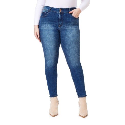 Wallflower Women's Ultra Skinny Mid-rise Insta Soft Juniors Jeans (standard  And Plus) : Target