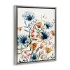 Stupell Industries Mixed Floral Garden Sprouts Floating Frame Canvas Art - 2 of 4