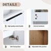 Bencmate Bathroom Storage Cabinets, Bathroom Vanity,60 Inch Bathroom Vanity with Ceramic Basin, Wall-Mounted Bathroom Sink Cabinet with Double Ceramic - 4 of 4