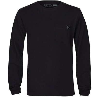 Fintech Heavy-duty Long Sleeve Graphic T-shirt - Xl - Anthracite : Target