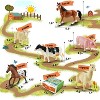 6-Piece Realistic Farm Animal Figurines, Plastic Educational Toys for Toddlers Ages 3-5 - 2 of 4