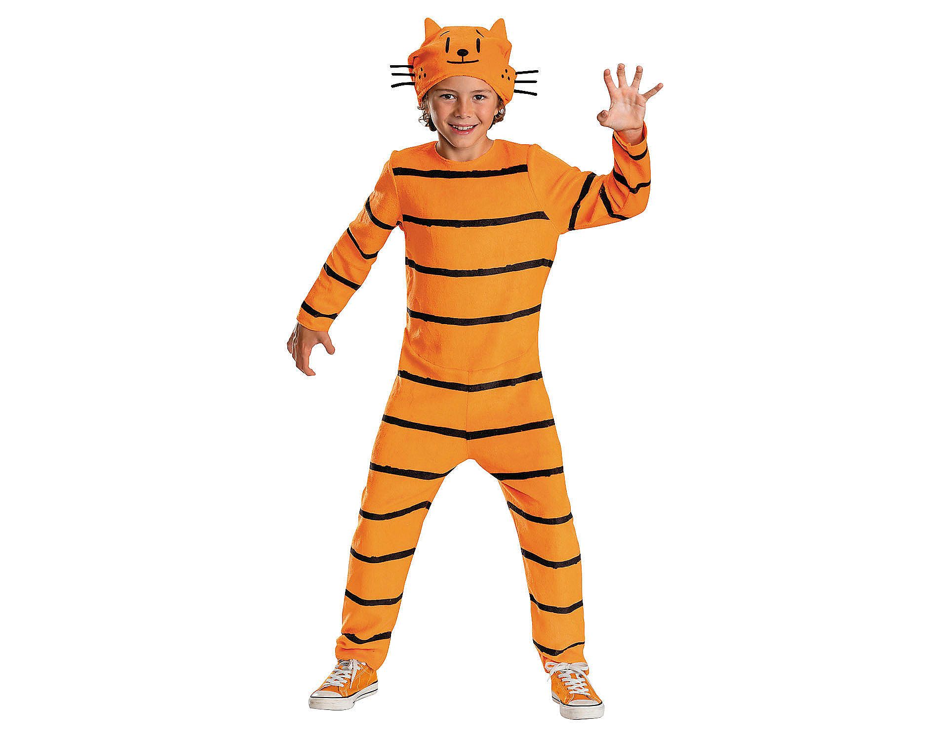 Dog Man™ Kids' Li'l Petey Classic Costume Jumpsuit - Orange - 10-12
