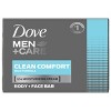 Dove Men+Care Clean Comfort Body & Face Bar Soap - 8pk - 3.75oz each - 4 of 4