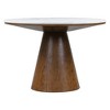 YOOCOZZ Rubber Wood 4-people Minimalist Elegant and Retro Round Dining Table - 4 of 4