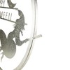 Northlight 17" Silver Flying Witch Happy Halloween Wall Sign - 4 of 4
