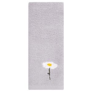 REGALWOVEN Bathroom Floral Pattern Soft Absorbent Cotton Hand Towels - 1 of 4