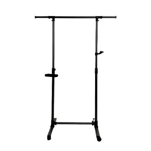 LIVAREEmlen Short Clothing Racks for Hanging Clothes with Bottom Shelves and Wheels Heavy Duty Rolling Clothes Rack for Adult Coat, Closet, Wardrobe - 1 of 4