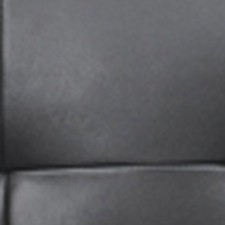 black faux leather