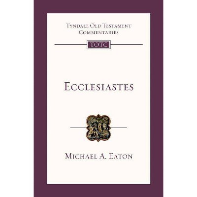 Ecclesiastes - (Tyndale Old Testament Commentaries) by  Michael A Eaton (Paperback)