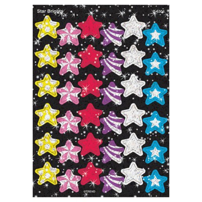 Trend Star Brights Sparkle Stickers, 72 ct (Pack of 6)