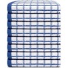 White Classic 100% Cotton Checkered Design Kitchen Towel Set - 2 of 4