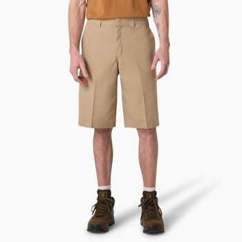 Dickies Cooling Active Waist Flat Front Shorts, 13"