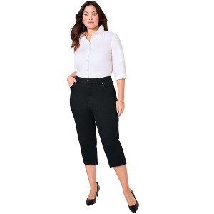 Catherines Petite Right Fit Curvy Jean Capri - 1 of 2
