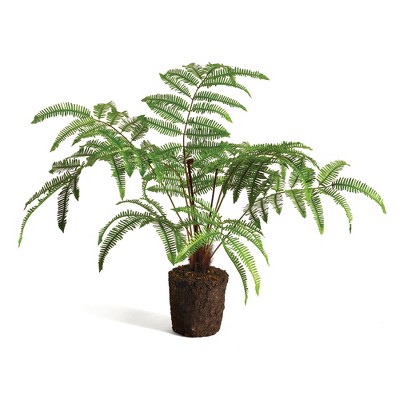 Plum & Post Forest Fern Faux (Fake) Drop-In 29.5"