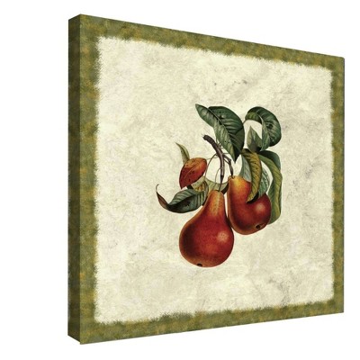 16" x 16" Red Pear Decorative Wall Art - PTM Images