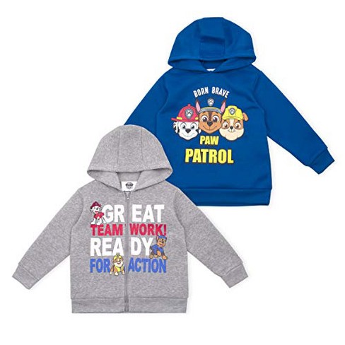 Paw Patrol Zuma Little Boys Fleece Pullover Hoodie 7-8 : Target