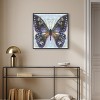 Art Remedy On Her Way Colorful buterfly and flowers wall art Framed - 2 of 4