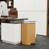 13 Gallon 50L Kitchen Foot Pedal Operated Soft Close Trash Can - Stainless Steel Ellipse Bustbin - 3 of 4