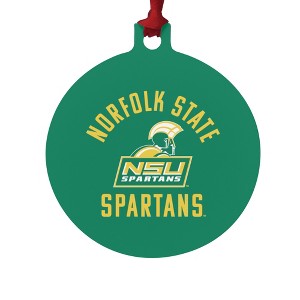 Norfolk State University Spartans Logo Aluminum Holiday Christmas Tree Ornament - 1 of 4