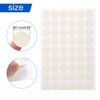 Unique Bargains Self-adhesive PVC Material Screw Hole Stickers 0.83 Inch Creamy White 7 Sheets - 2 of 4