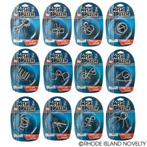 Rhode Island Novelty METAL WIRE PUZZLES - 1 of 4