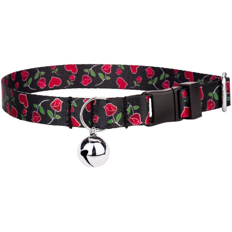 Country Brook Petz Roses for My Valentine Cat Collar, 1 of 5