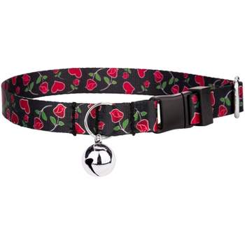 Country Brook Petz Roses for My Valentine Cat Collar