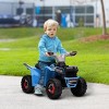 INFURNIC Baby Walkers Kids ATV Quad Ride On Car with Forward Backward Function Wear Resistant Wheels for Toddlers, Blue, 27.5"*16.3"*19" - 2 of 4