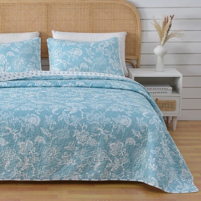 Great Bay Home All-Season Reversible Quilt Set With Shams