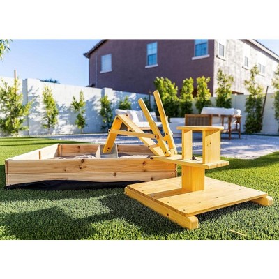 Avenlur Excavator: Wooden Ride-On Fun with Two-Handed Controls for Toddlers - Portable Outdoor Sandbox Adventure Toy!