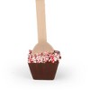 12 Pcs Birthday Hot Chocolate Spoons Dark Chocolate Crushed Peppermint Mermaid - 2 of 2
