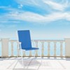 FURNIinspire Outdoor Portable Chair Sturdy Portable Design for Relaxation and Outdoor Activities, Blue, 19.09"*17.32"*29.53" - 3 of 4