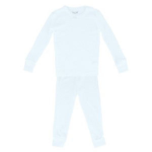 Rene Rofe Toddler Girl's Waffle Thermal Long Underwear 2-Piece Set - 1 of 4