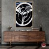 Notoriart Classy Steering Wheel Car Wall Art Framed - 2 of 4