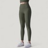 Anna-Kaci Active Women's High Waist Seamless Full Length Leggings with Wide Waistband - 3 of 4