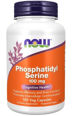 Phosphatidyl Serine 100mg by Now Foods  -  120 VegCap