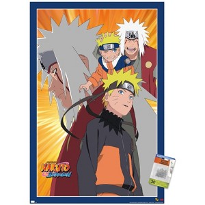 Trends International Naruto Shippuden - Naruto and Jiraiya Unframed Wall Poster Prints - 1 of 4