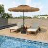 Clihome Outdoor Patio Heavy-Duty Square Umbrella Base,Can be Filled with Water or Sand,Compatible with Umbrella Poles Of 1.5/1.9 in - 2 of 4