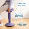 ECR4Kids Sitwell Wobble Stool with Cushion, Adjustable Height - 4 of 4